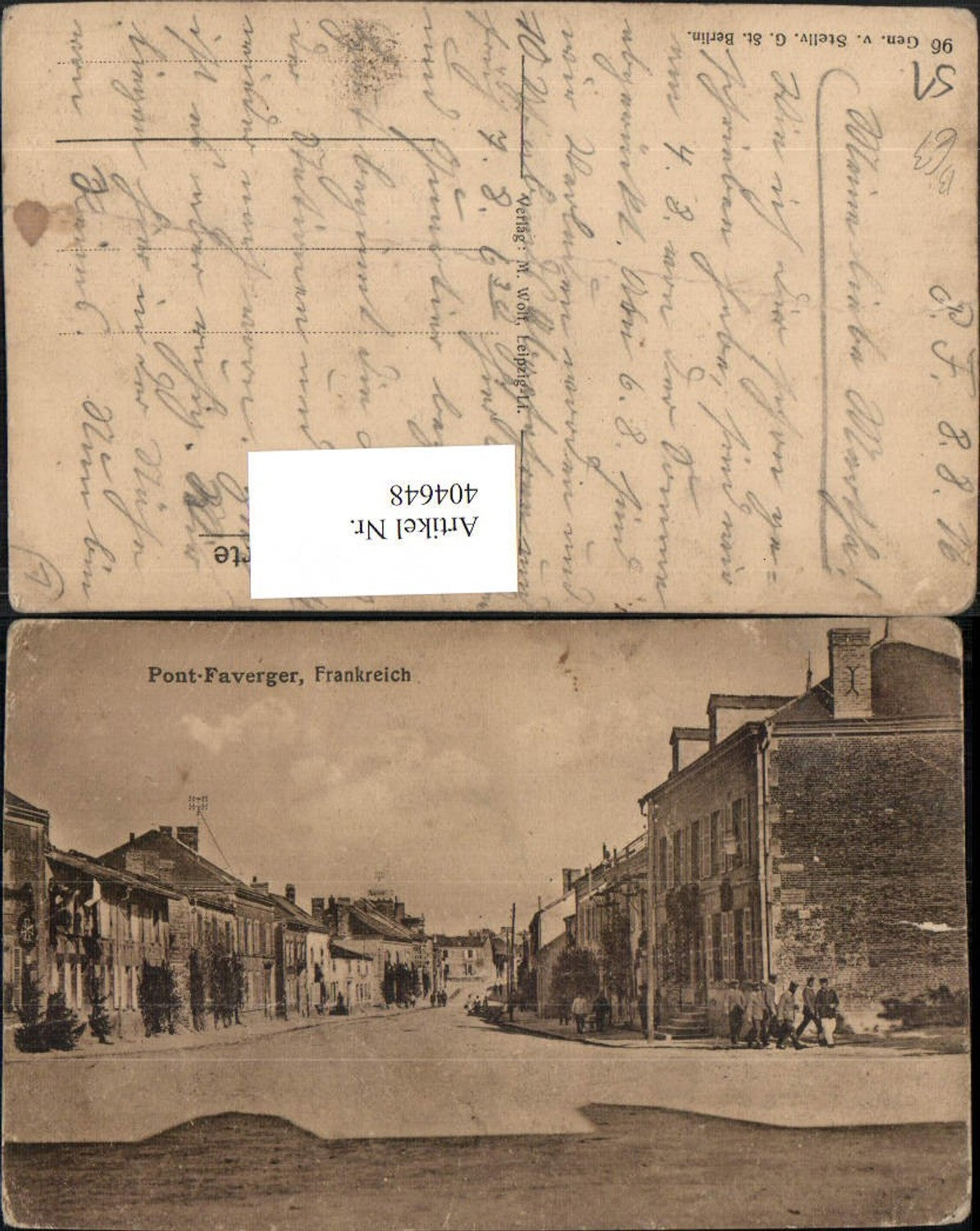 404648,Champagne-Ardenne Marne Pont-Faverger Straßenansicht