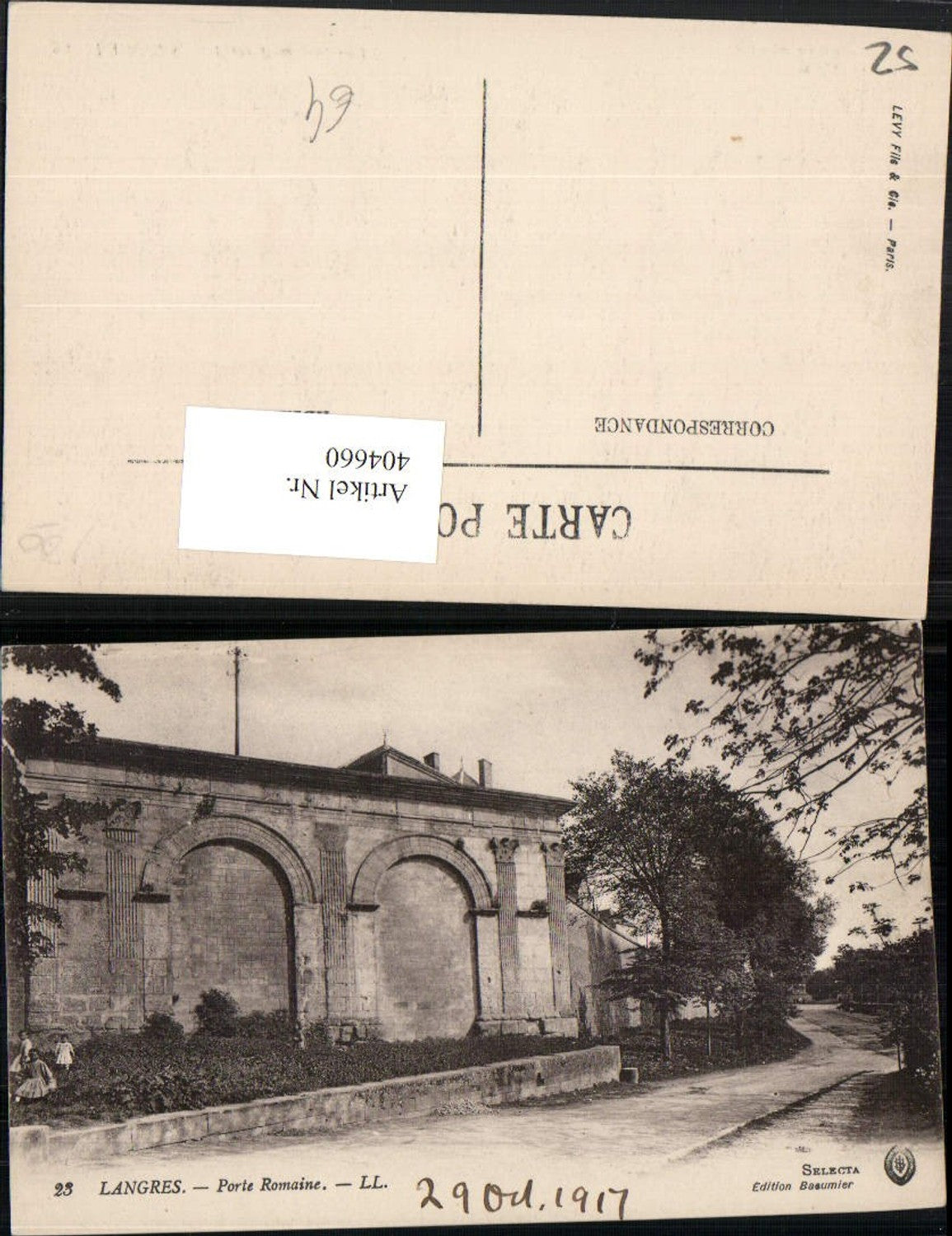 404660,Champagne-Ardenne Haute-Marne Langres Porte Romaine Römertor