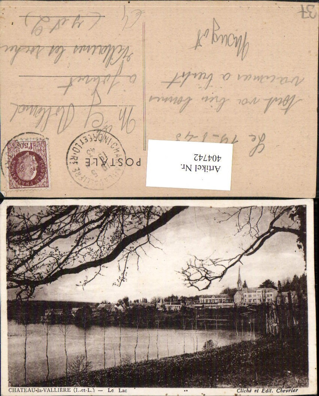 404742,Centre Indre-et-Loire Chateau-la-Valliere Le Lac See