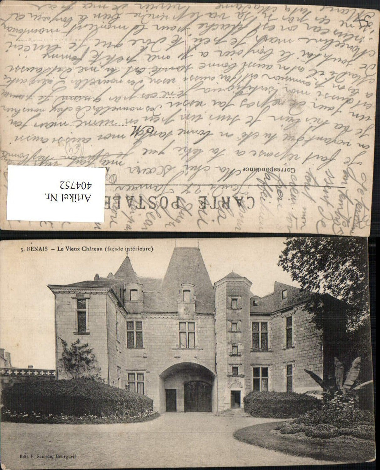 404752,Centre Indre-et-Loire Benais Le Vieux Chateau Schloss