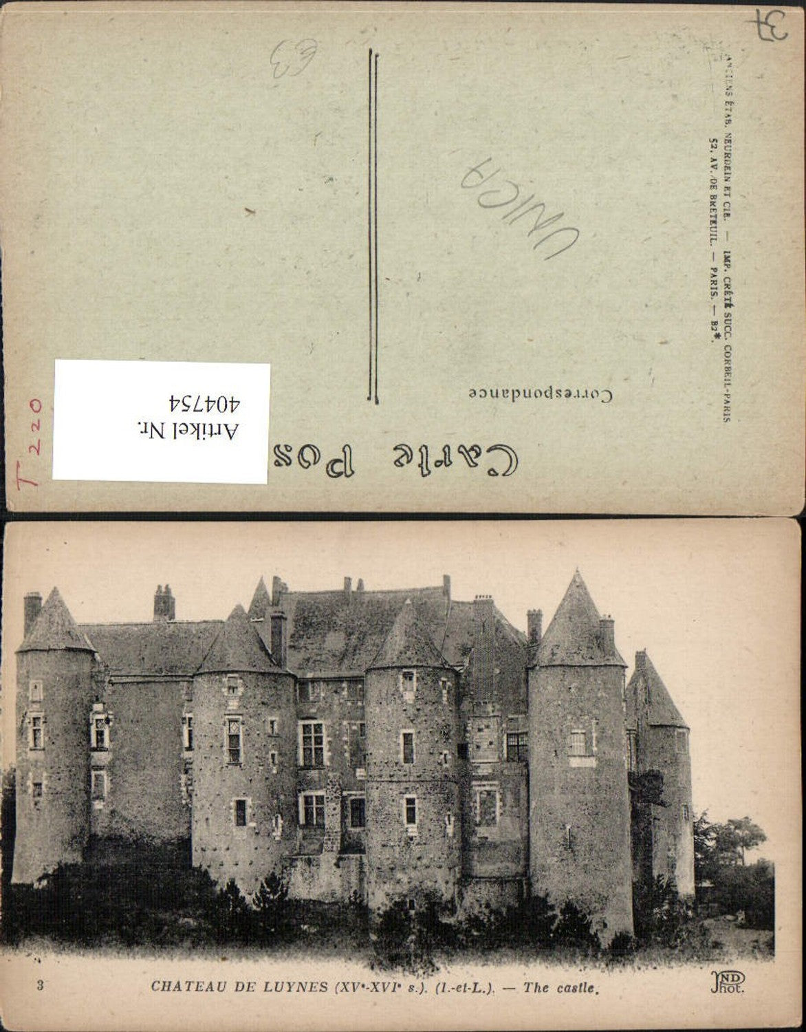 404754,Centre Indre-et-Loire Chateau de Luynes Schloss