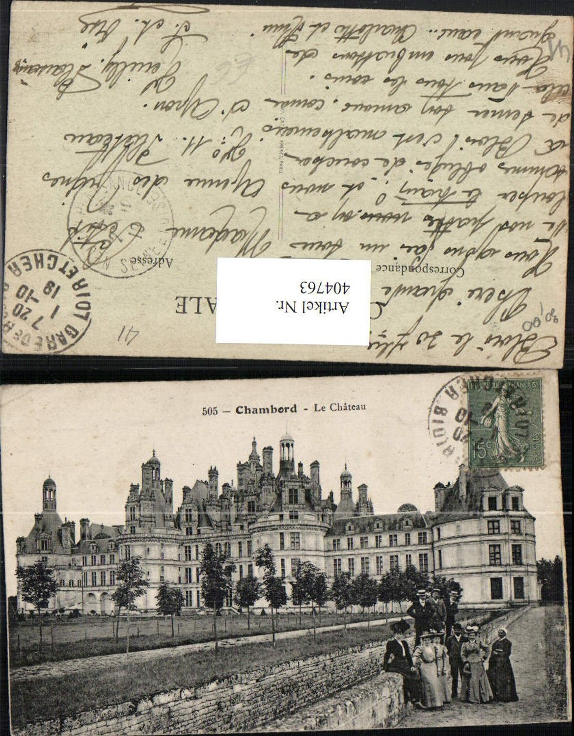 404763,Centre Loire-et-Cher Chambord Le Chateau Schloss