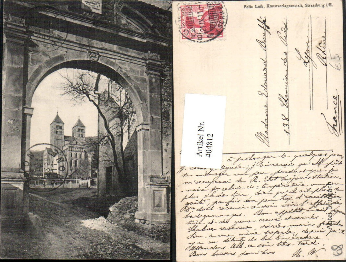 404812,Elsass Haut-Rhin Murbach Abtei Kloster