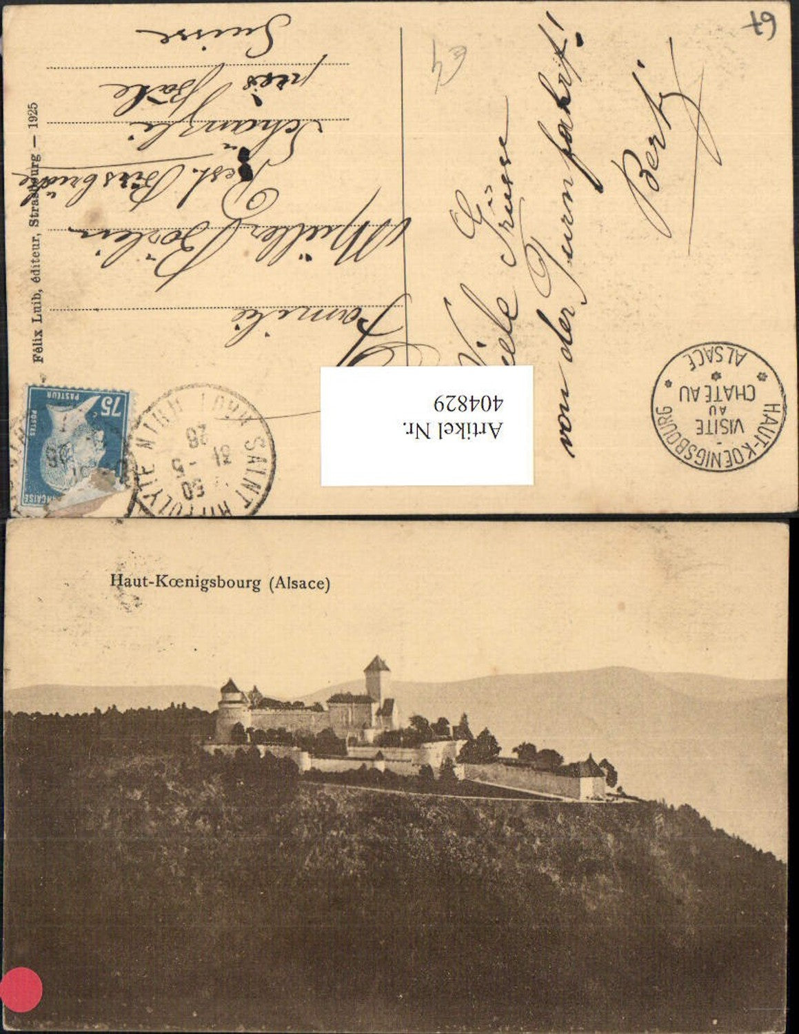 404829,Elsass Bas-Rhin Haut-Koenigsbourg Burg b. Orschwiller