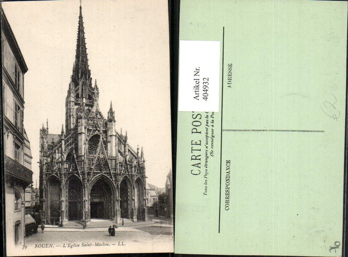 404932,Haute-Normandie Seine-Maritime Rouen L'Eglise Saint-Maclou Kirche