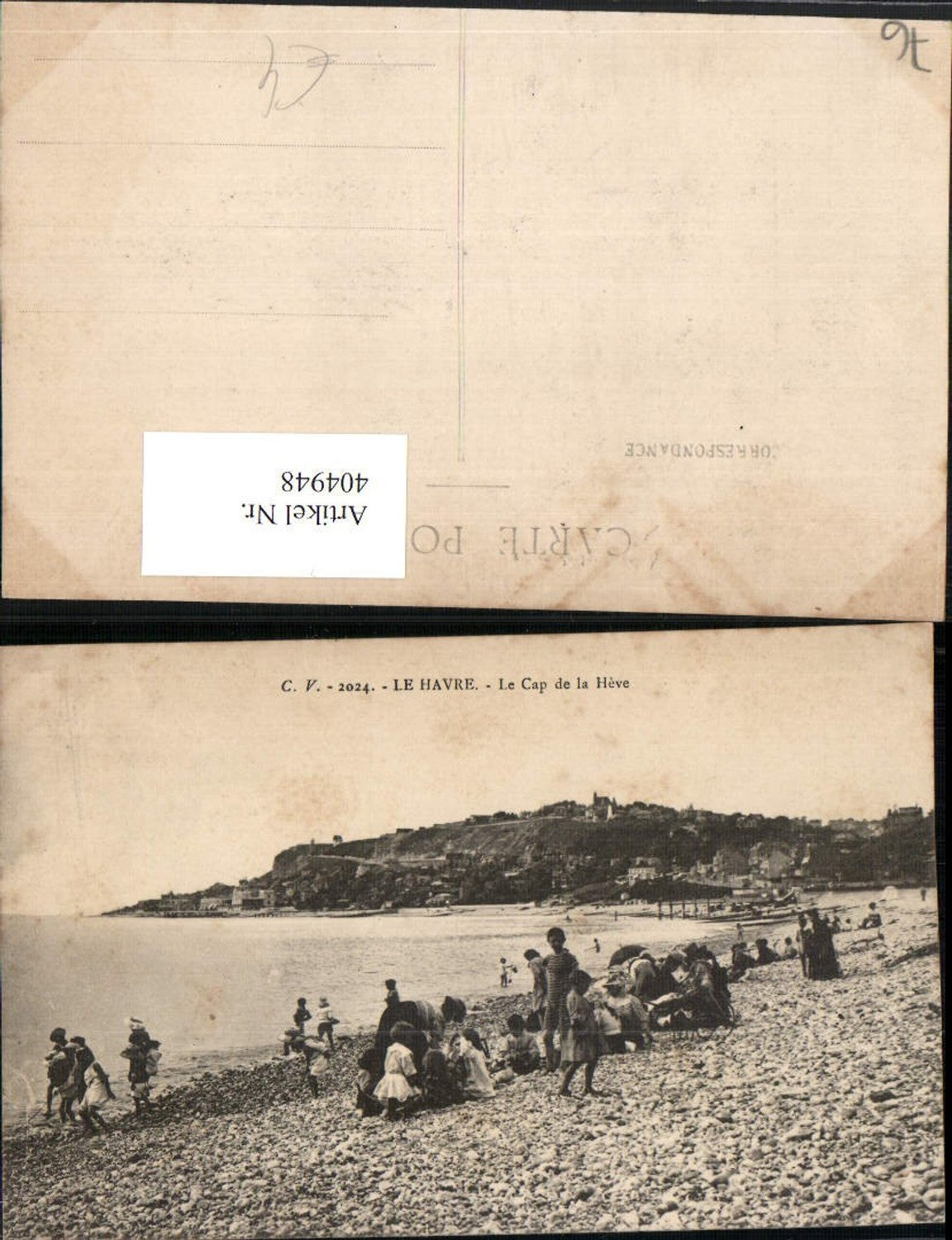 404948,Haute-Normandie Seine-Maritime Le Havre Le Cap de la Heve Strand Strandleben