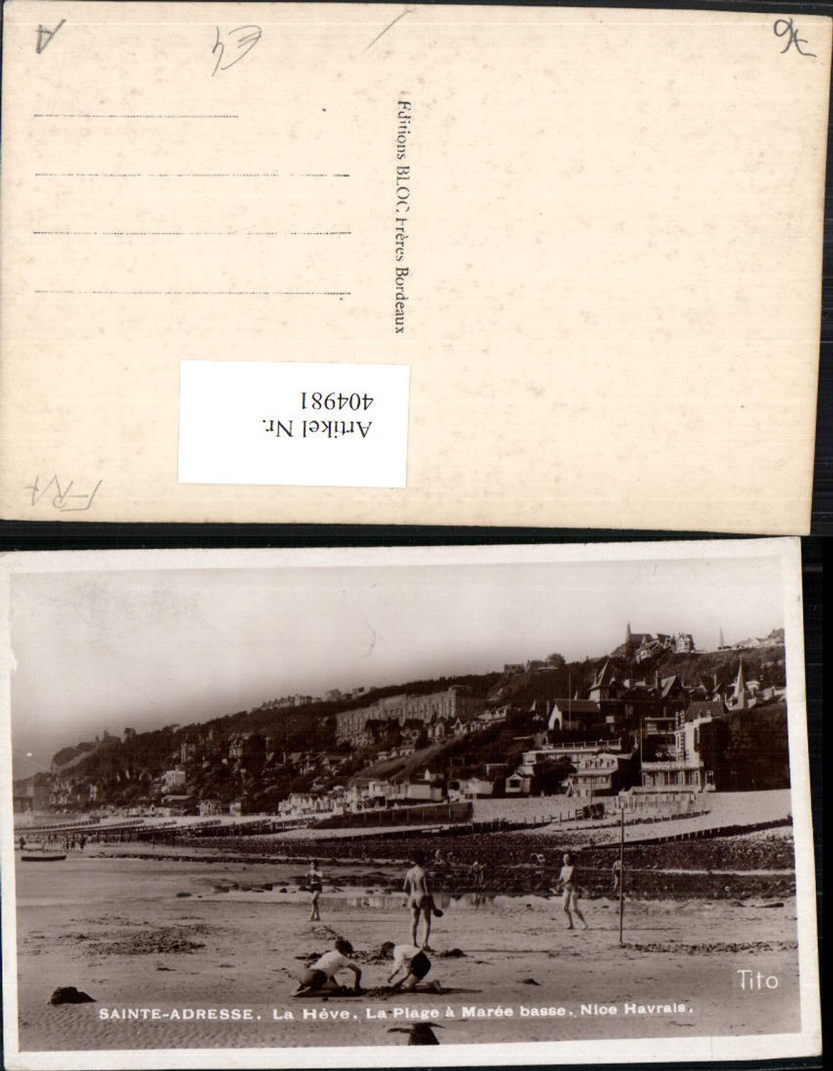 404981,Haute-Normandie Seine-Maritime Sainte-Adresse Le Heve La Plage Strand