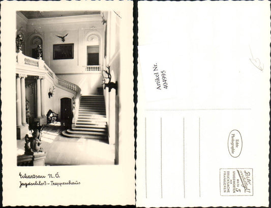 404995,Eckartsau Jagdschloss Schloss Treppenhaus