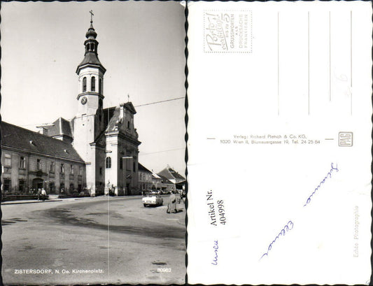404998,Zistersdorf Kirchenplatz Kirche