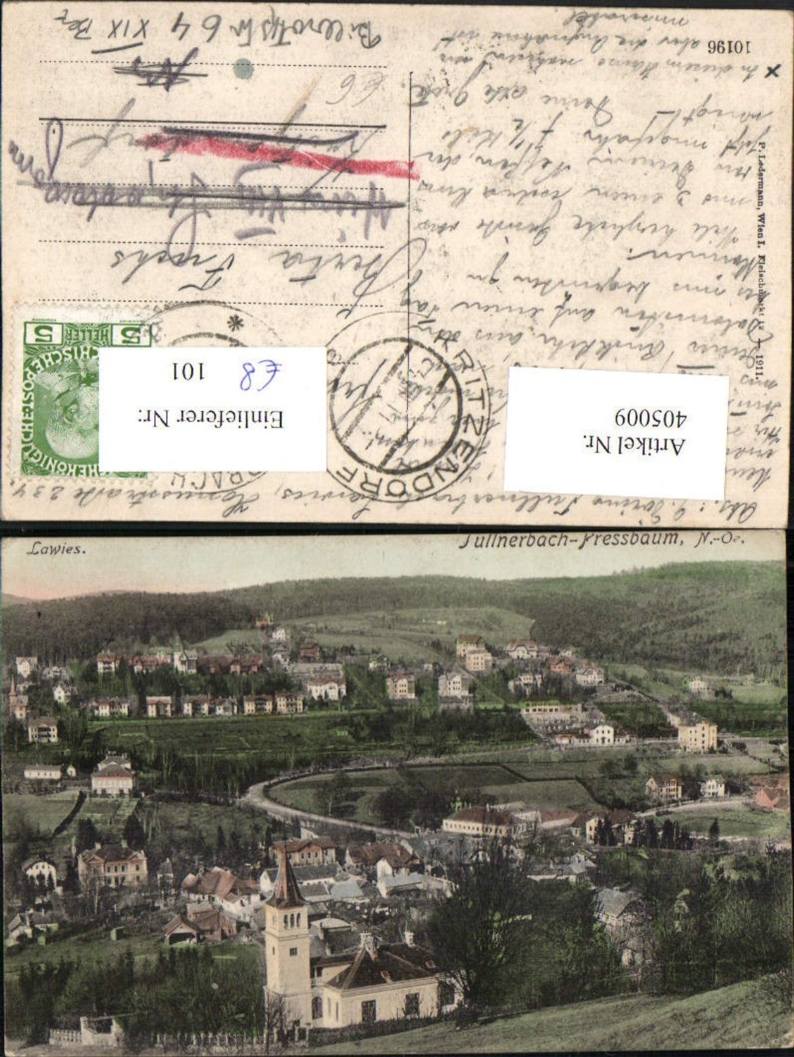 405009,Tullnerbach Pressbaum Lawies b. Wien Teilansicht