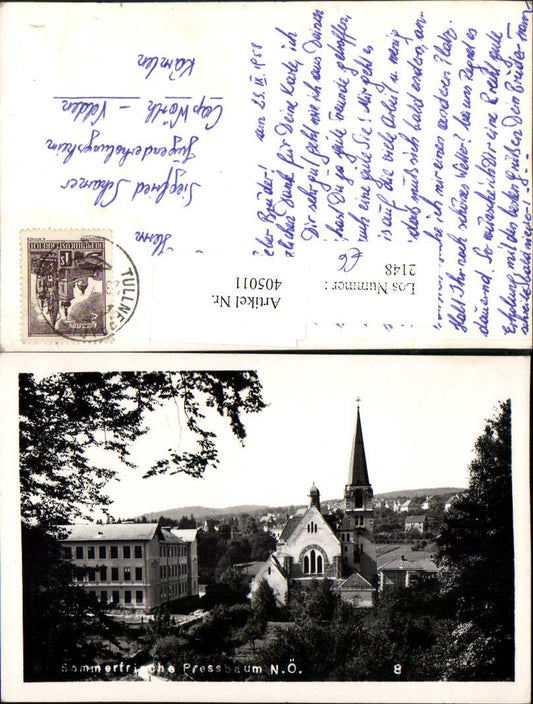405011,Pressbaum Teilansicht Kirche