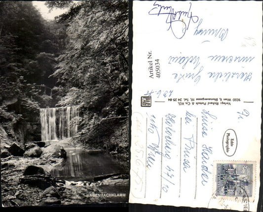 405034,Hagenbachklamm Klamm b. St. Andrä-Wördern Wasserfall