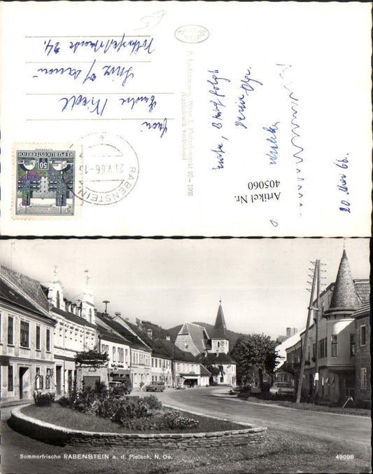405060,Rabenstein an d. Pielach Straßenansicht Kirche