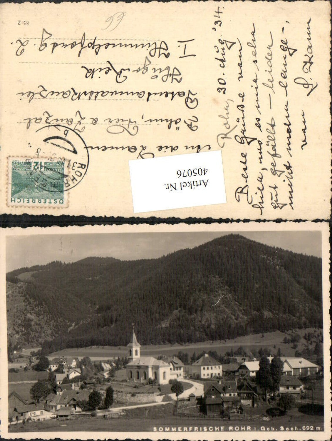 Alte Ansichtskarte – Old Postcard