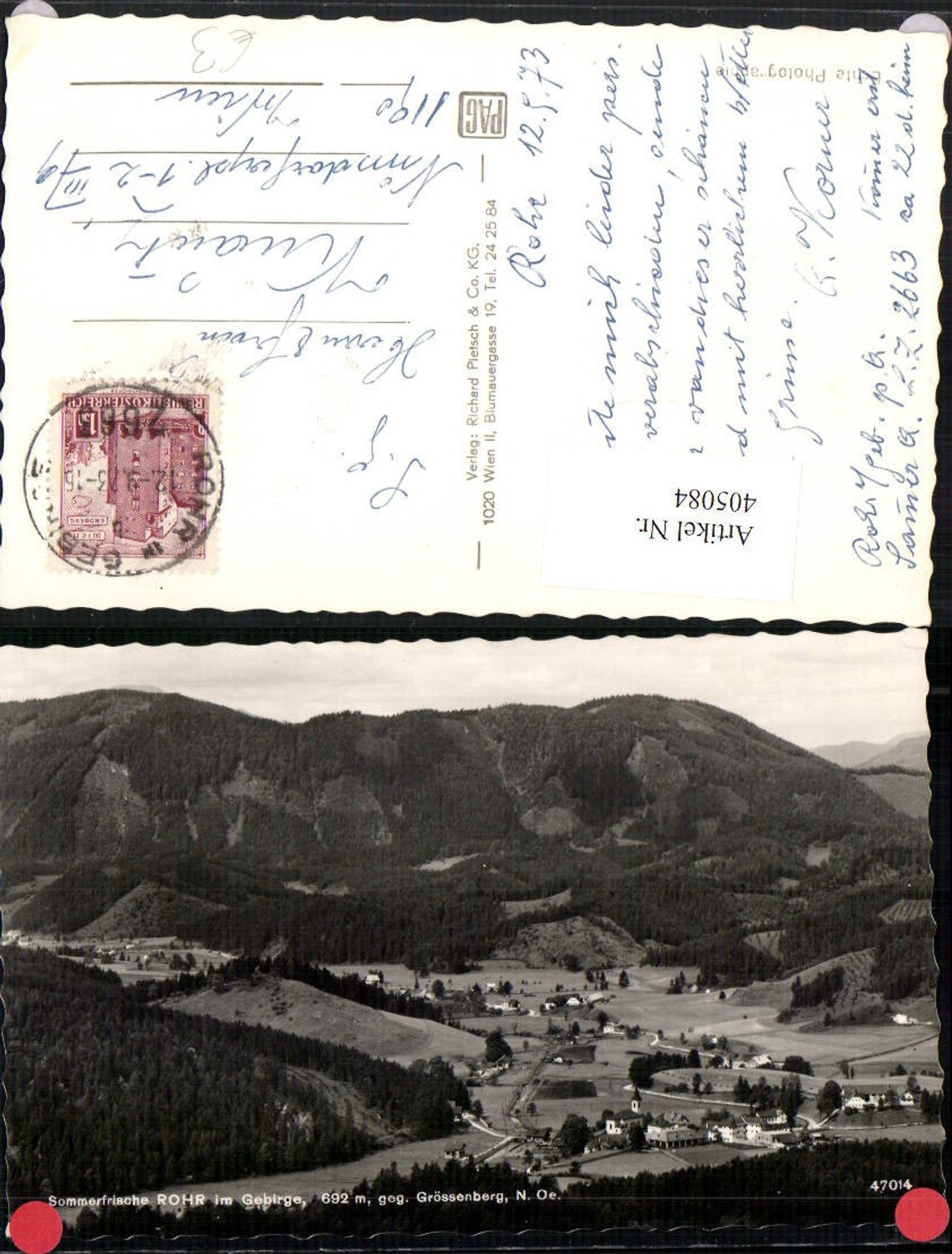 Alte Ansichtskarte – Old Postcard