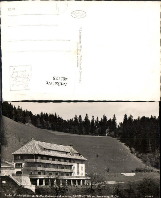 405128,Breitenstein am Semmering Kinder-Erholungsheim