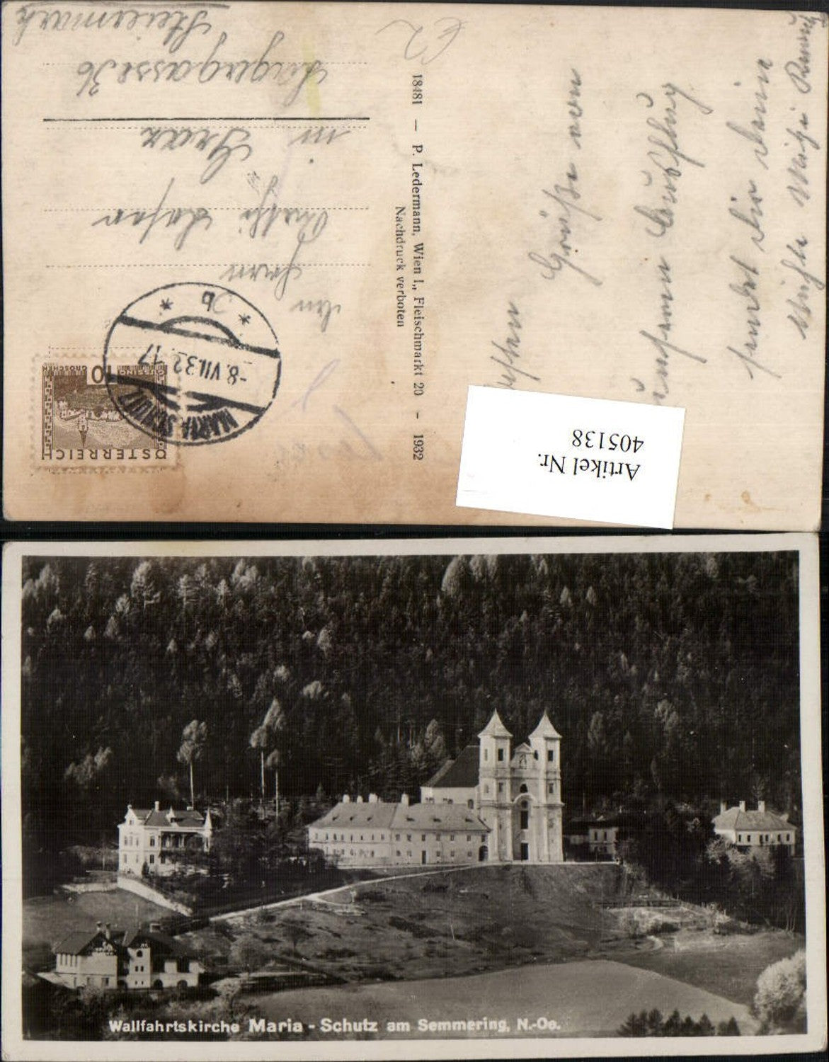 405138,Maria Schutz am Semmering Wallfahrtskirche Kirche