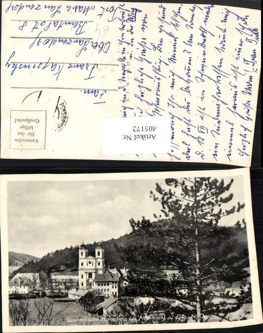 405172,Hafnerberg b. Altenmarkt an d. Triesting Teilansicht Kirche
