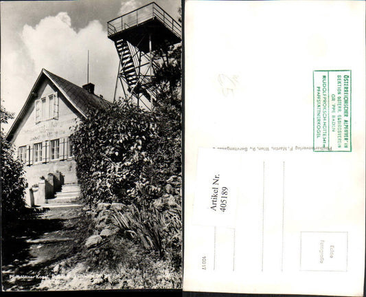 405189,Pfaffstättner Kogel b. Pfaffstätten Rudolf Proksch-Hütte Aussichtsturm