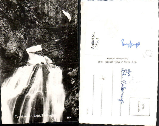 405201,Tormäuer an d. Erlaf Erlauf b. Gaming Trefflingfall Wasserfall