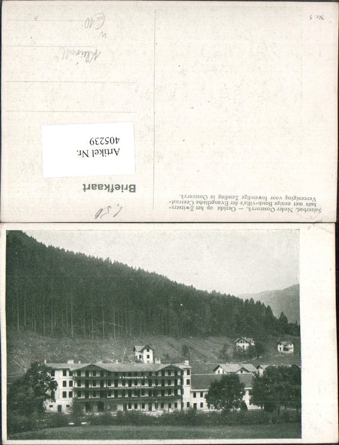 405239,Salzerbad b. Kleinzell Schweizerhaus