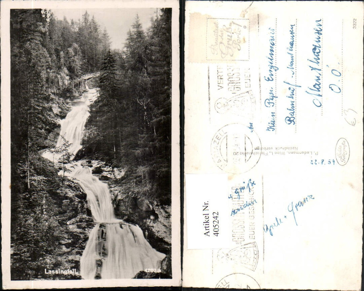 405242,Lassingfall b. Wienerbruck Wasserfall