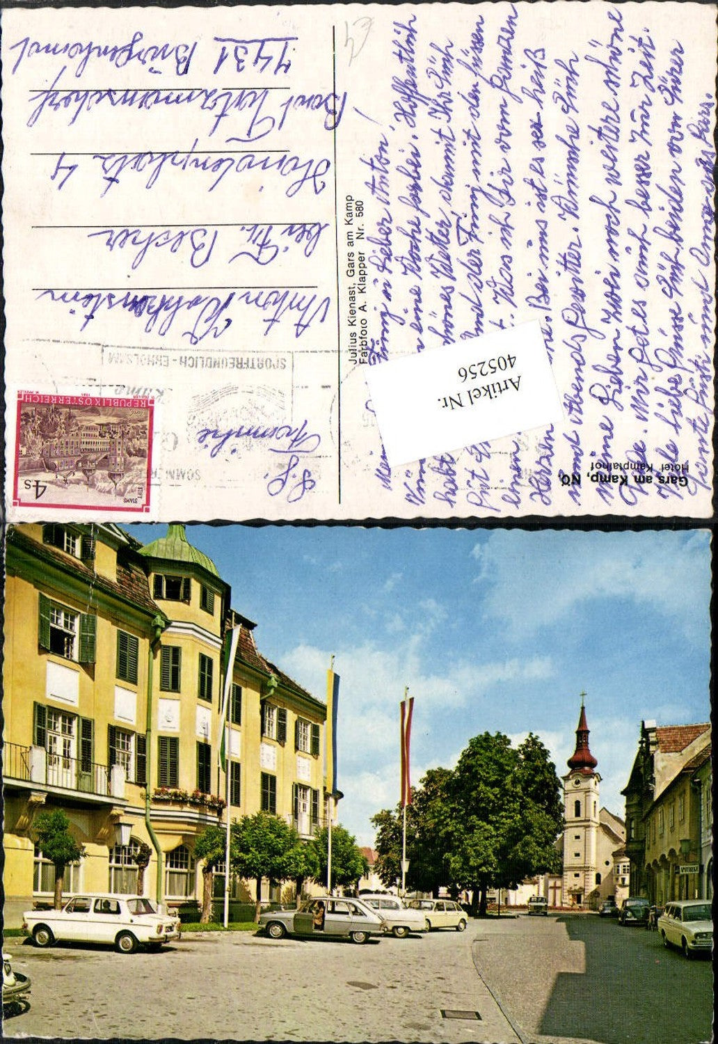 405256,Gars am Kamp Hotel Kamptalhof Straßenansicht