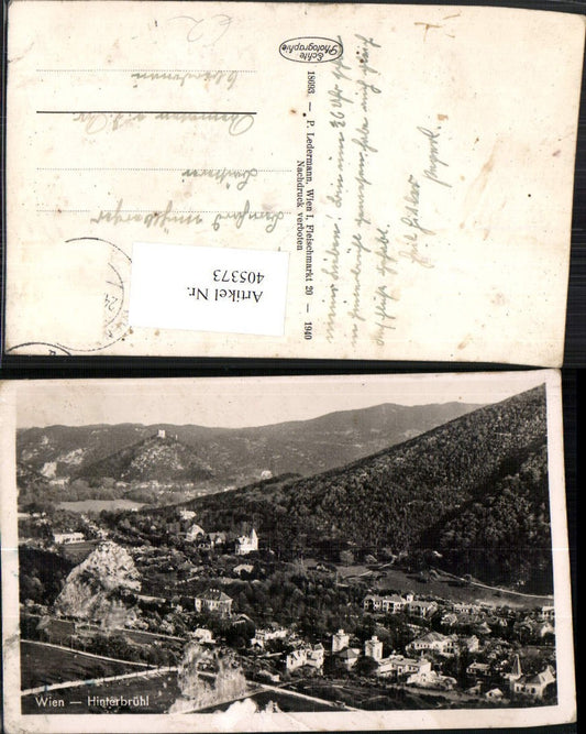 405373,Hinterbrühl bei Mödling Totale