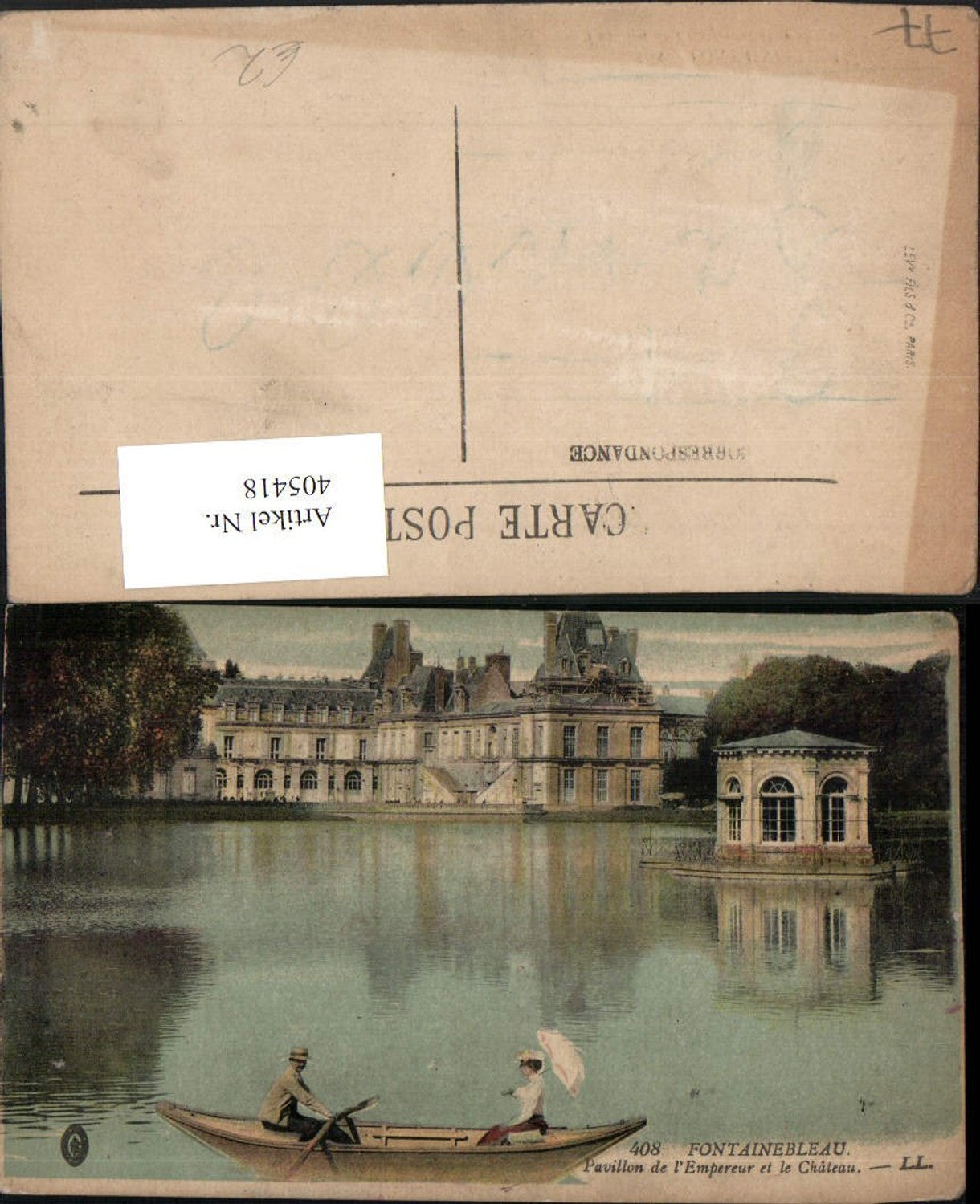 405418,Ile-de-France Seine-et-Marne Fontainebleau Pavillon de l'Empereur de le Chateau Schloss Boot