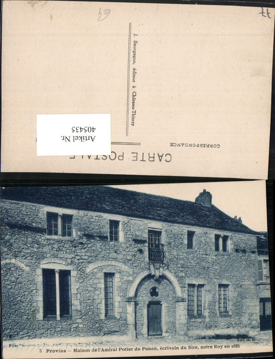 405435,Ile-de-France Seine-et-Marne Provins Maison de l'Amiral Potier du Ponan Haus