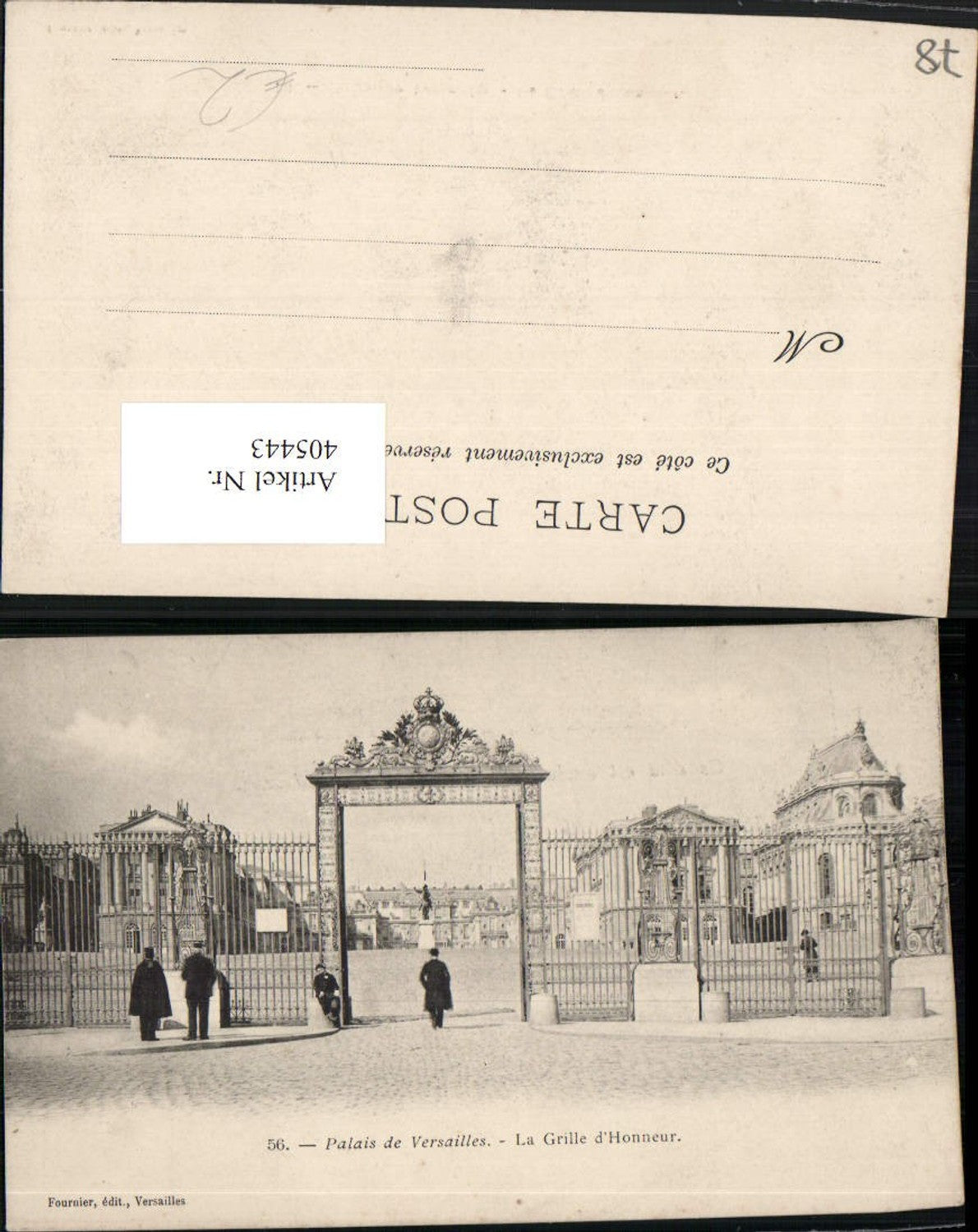 405443,Ile-de-France Yvelines Palais de Versailles La Grille d'Honneur Schloss Tor