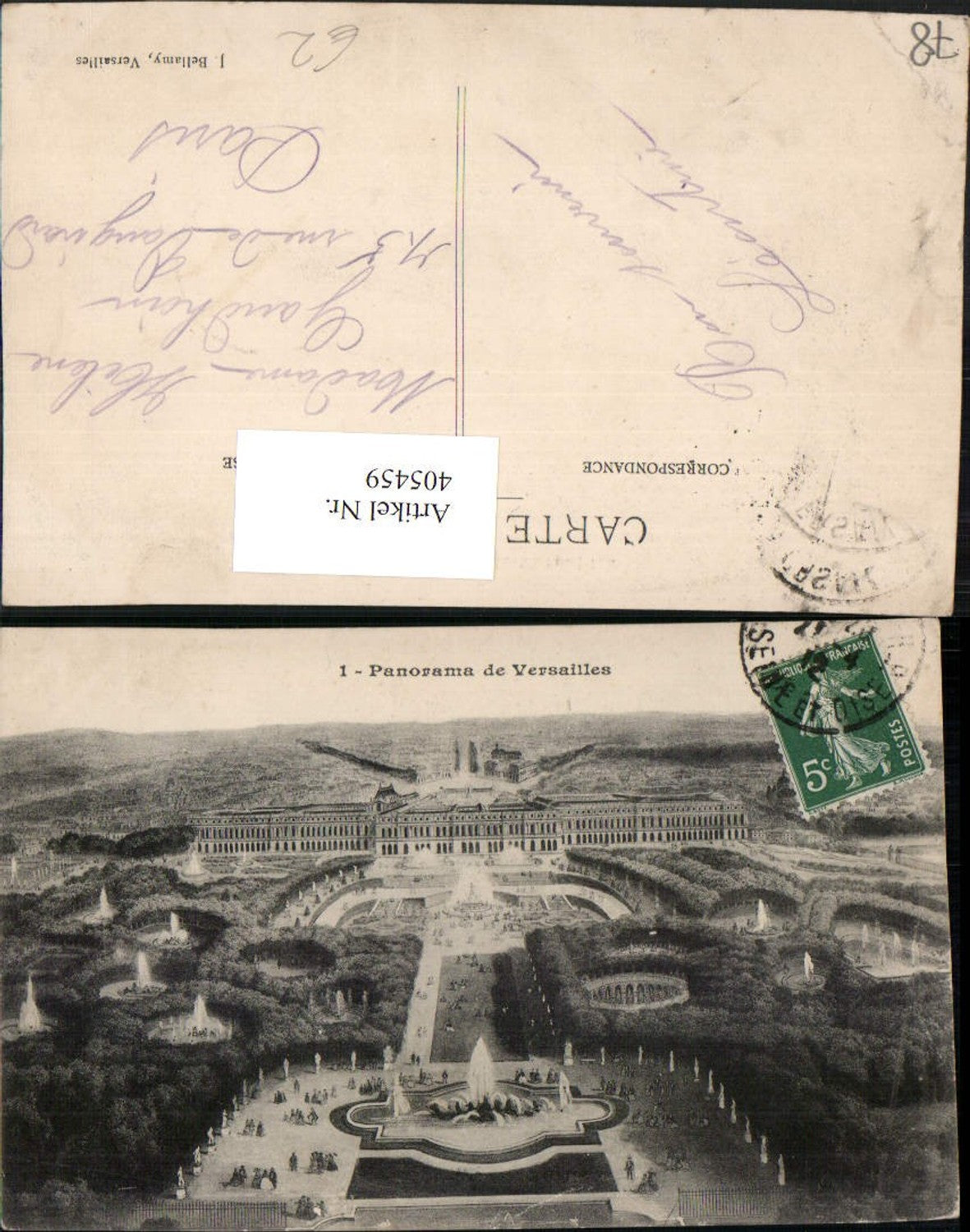 405459,Ile-de-France Yvelines Panorama de Versailles Schloss