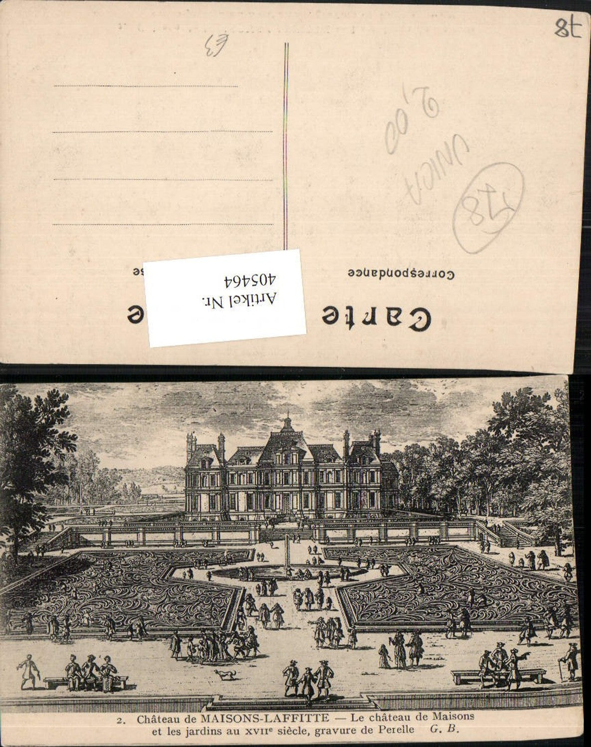 405464,Künstler AK Ile-de-France Yvelines Chateau de Maisons-Laffitte Schloss