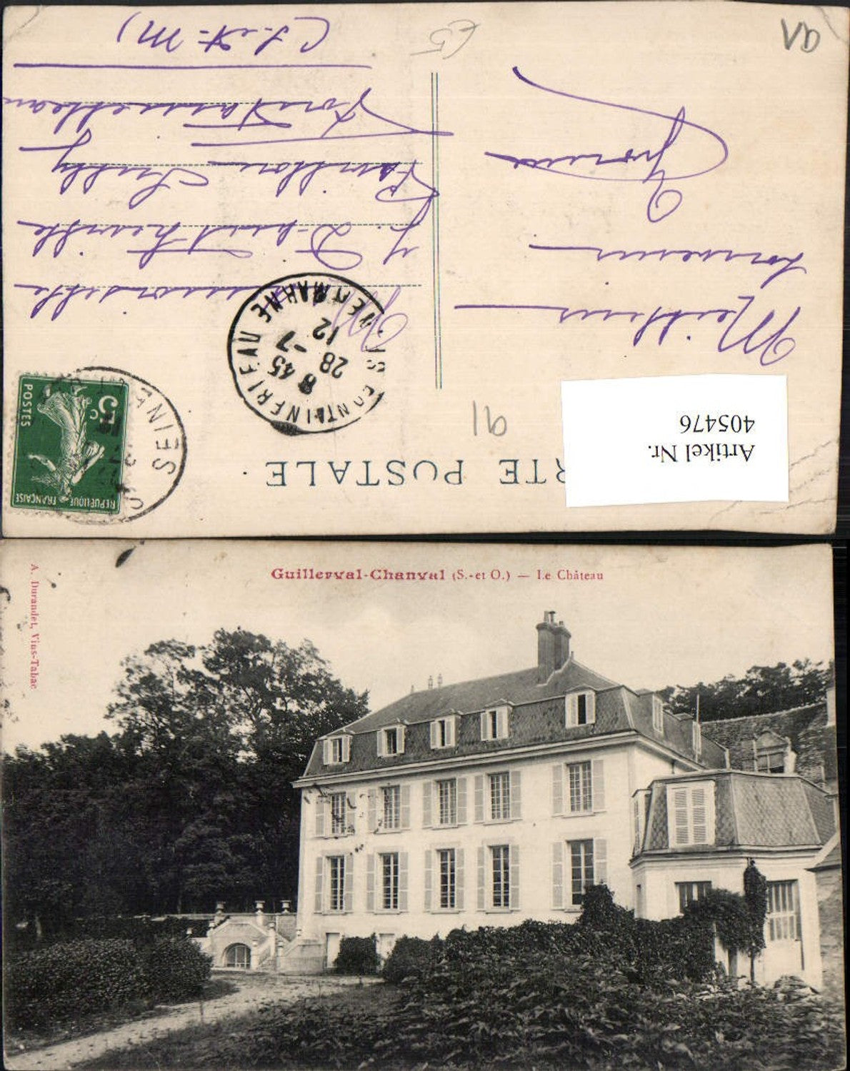 405476,Ile-de-France Essonne Guillerval-Chanval Le Chateau Schloss