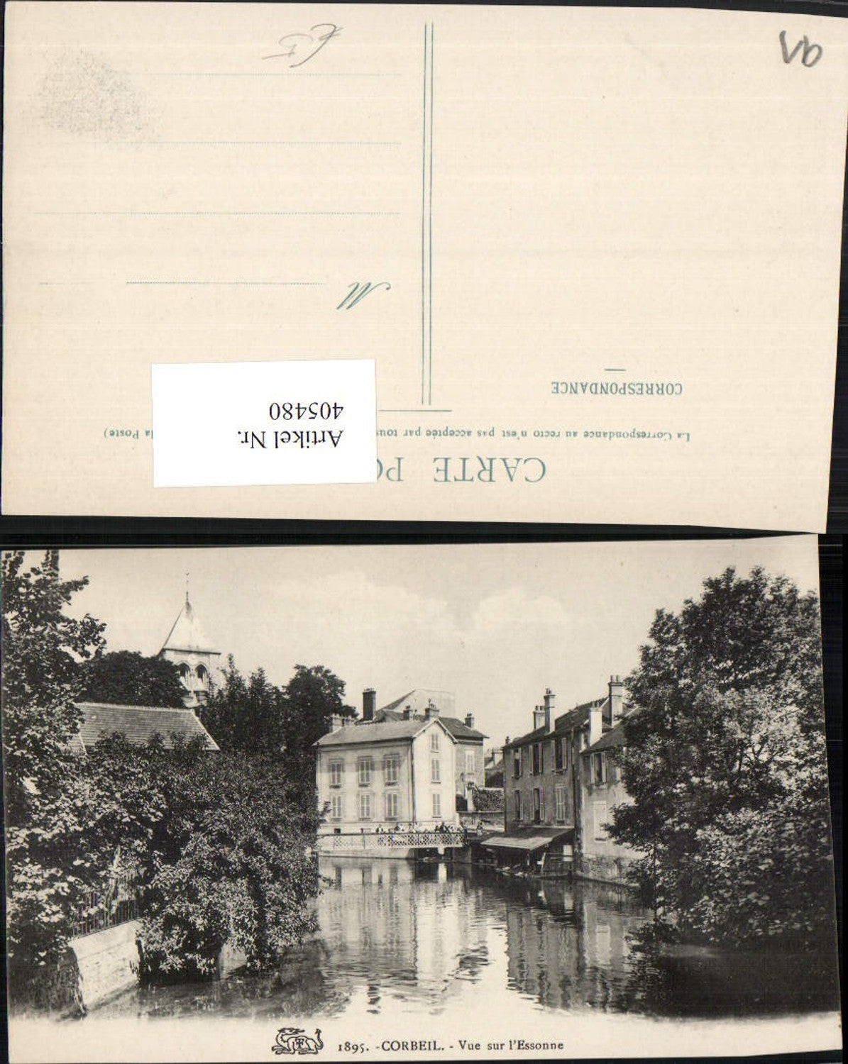 405480,Ile-de-France Essonne Corbeil Vue sur l'Essonne Fluss