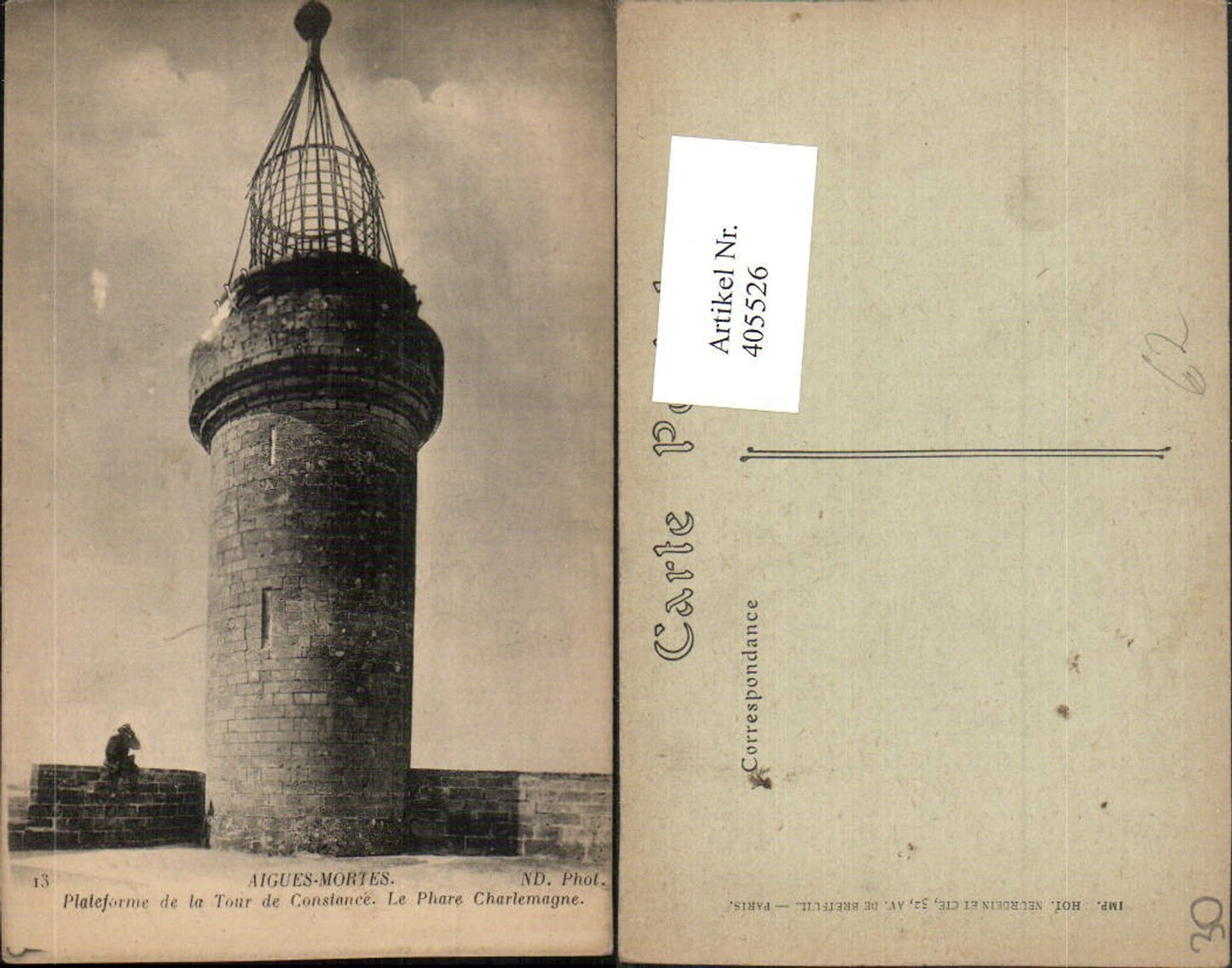 405526,Languedoc-Roussillon Gard Aigues-Mortes Plateforme de la Tour de Constance Turm