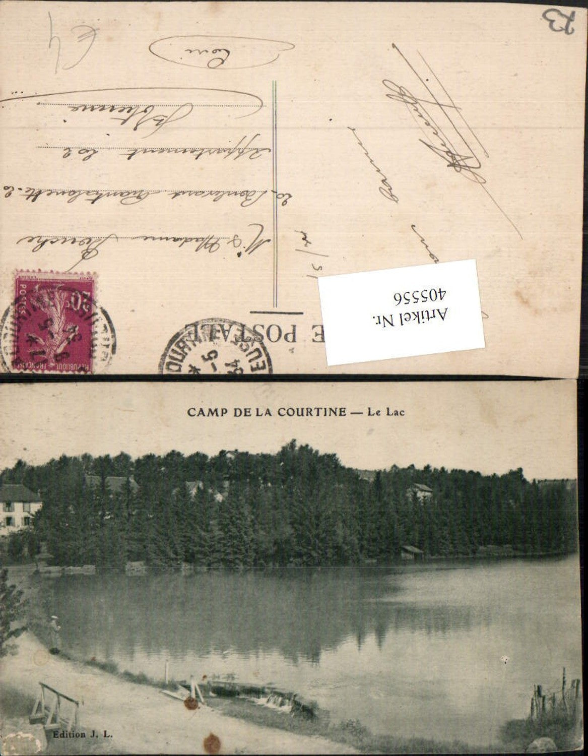 405556,Limousin Creuse Camp de la Courtine Le Lac See
