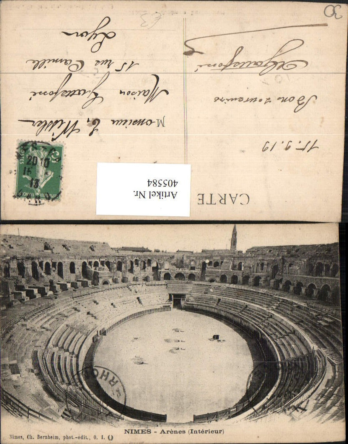 405584,Languedoc-Roussillon Gard Nimes Arenes Arena
