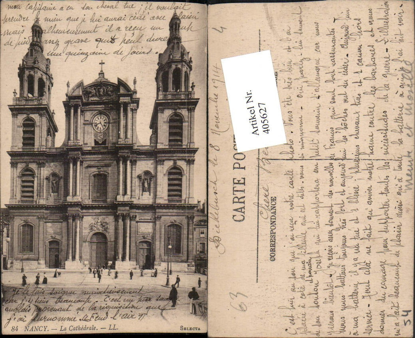 405627,Lothringen Meurthe-et-Moselle Nancy La Cathedrale Kirche