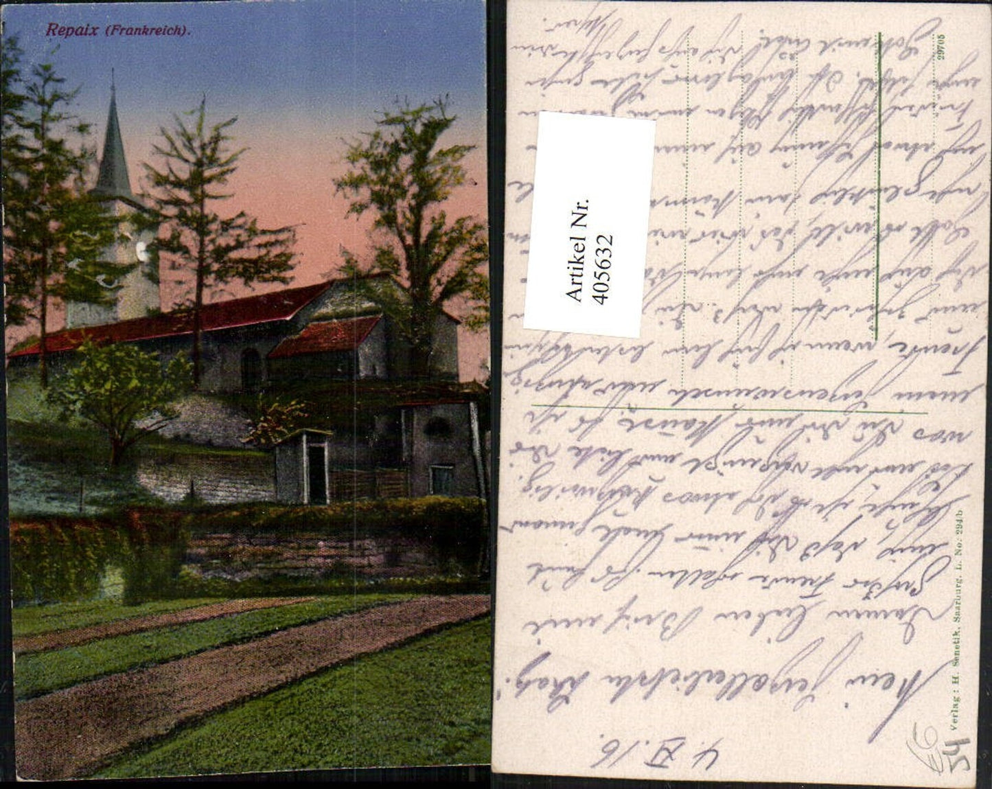 405632,Lothringen Meurthe-et-Moselle Repaix Kirche