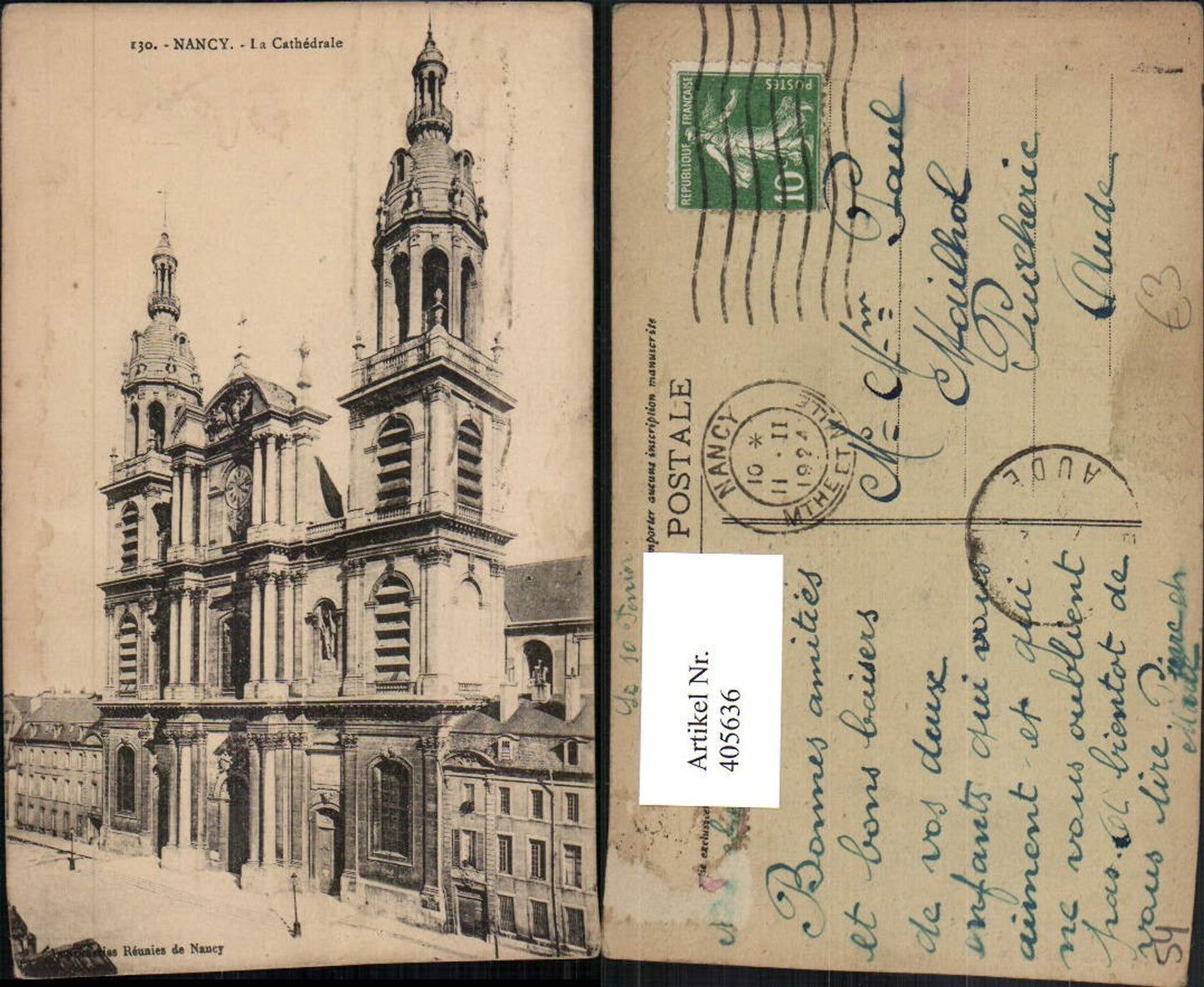 405636,Lothringen Meurthe-et-Moselle Nancy La Cathedrale Kirche