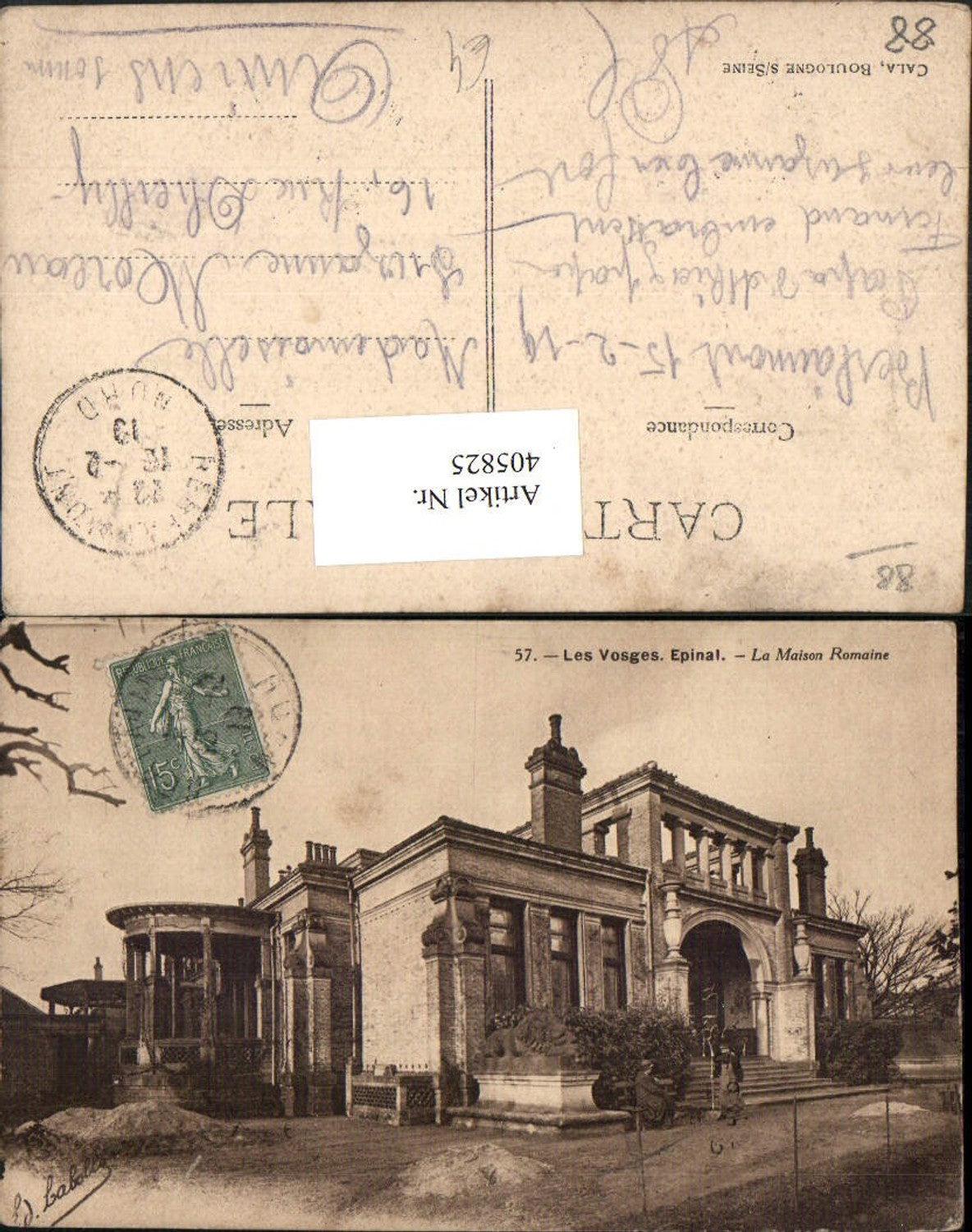 405825,Lothringen Vosges Epinal La Maison Romaine Gebäude