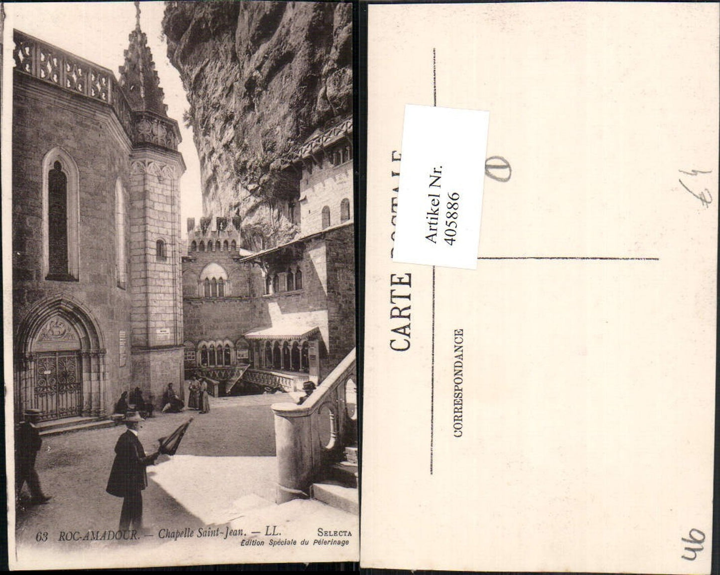 405886,Midi-Pyrenees Lot Rocamadour Chapelle Saint-Jean Kapelle