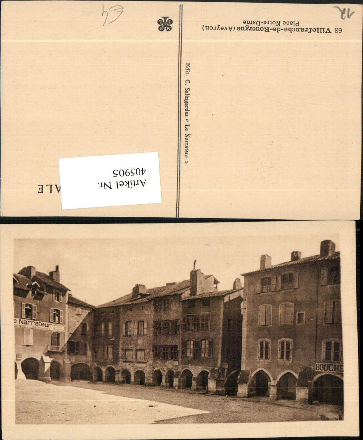 405905,Midi-Pyrenees Aveyron Villefranche-de-Rouergue Place Notre-Dame Platz
