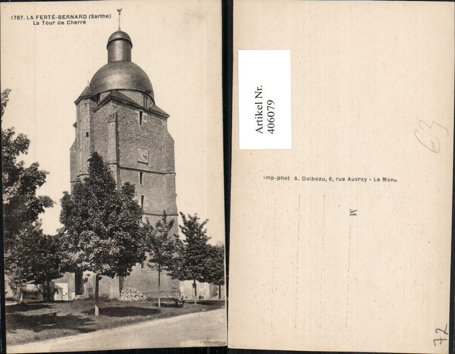 406079,Pays de la Loire Sarthe La Ferte-Bernard La Tour de Cherre tower