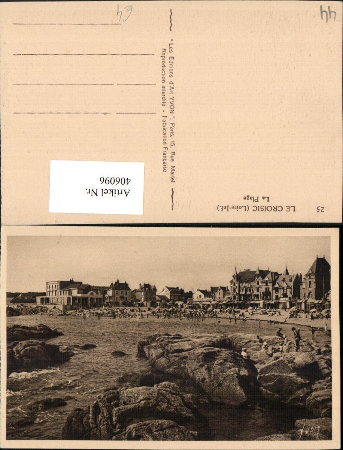 406096,Pays de la Loire Le Croisic La Plage Strand Küste Strandleben