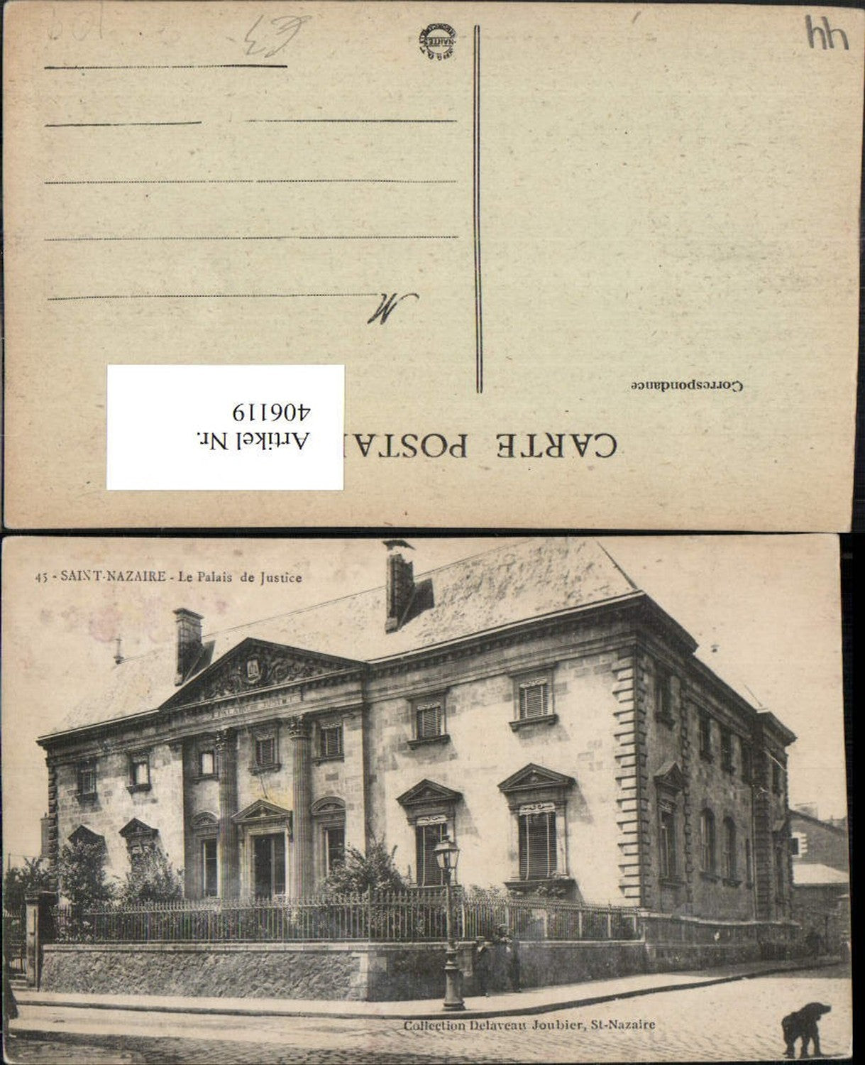 406119,Pays de la Loire Saint-Nazaire Le Palais de Justice Justizpalast