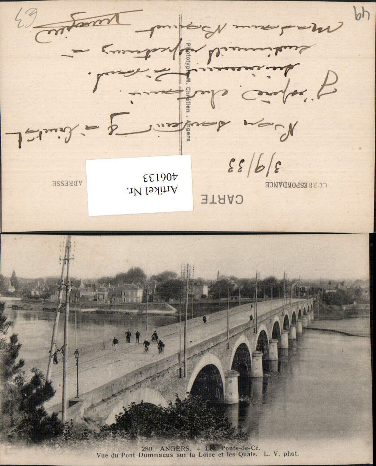 406133,Pays de la Loire Maine-et-Loire Angers Les Ponts-de-Ce Pont Dumnacus Brücke