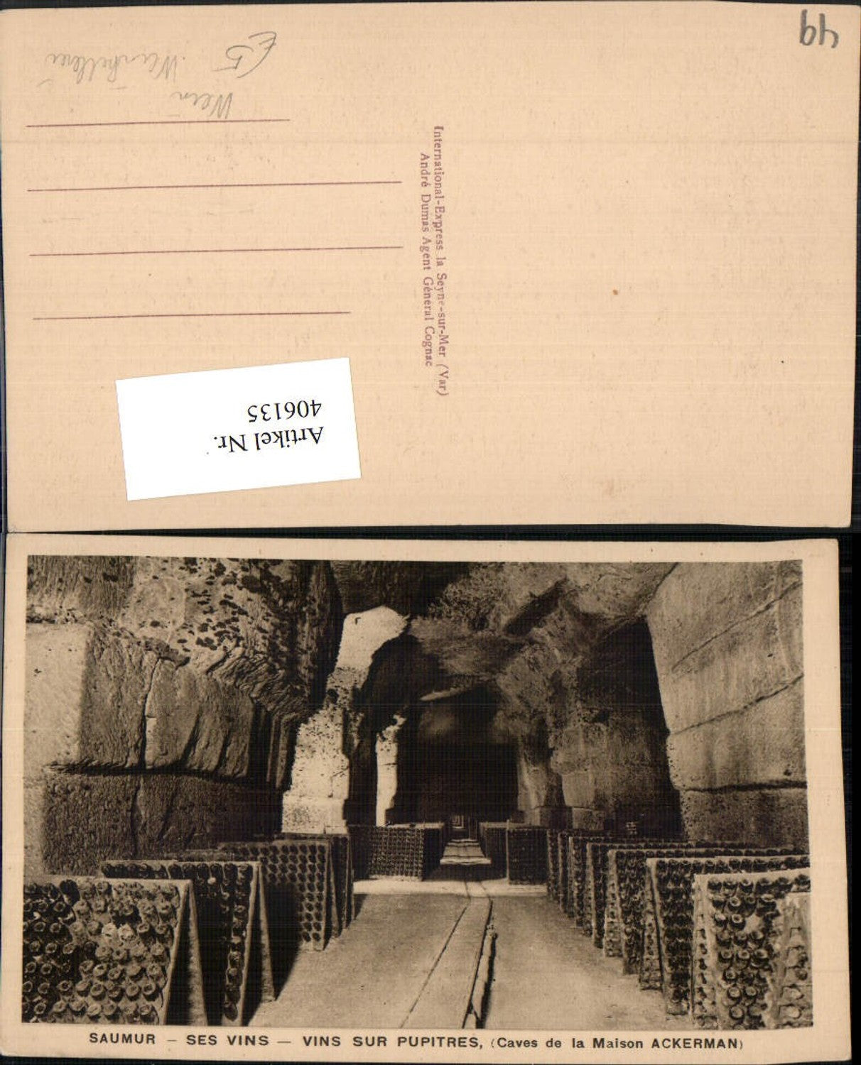 406135,Pays de la Loire Maine-et-Loire Saumur Ses Vins sur Ppitres Caves Wine Wine Cellar