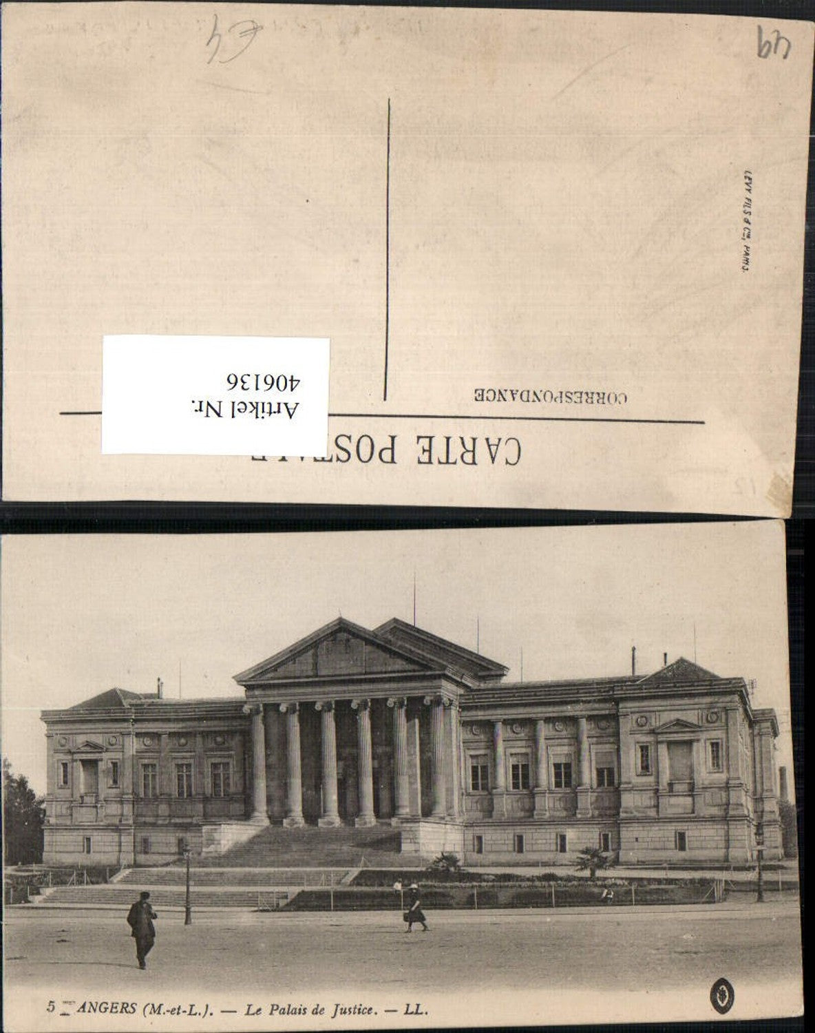 406136,Pays de la Loire Maine-et-Loire Angers Le Palais de Justice Justizpalast